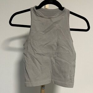 Free People Gray Muscle Tee